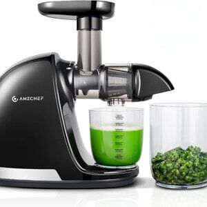 Masticating Juicer Machines, AMZCHEF Slow Cold Press Juicer - Reverse Function